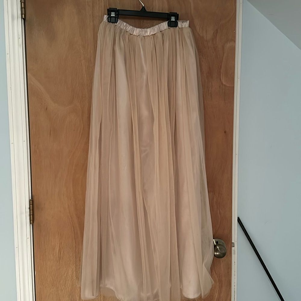 Tulle Maxi Skirt